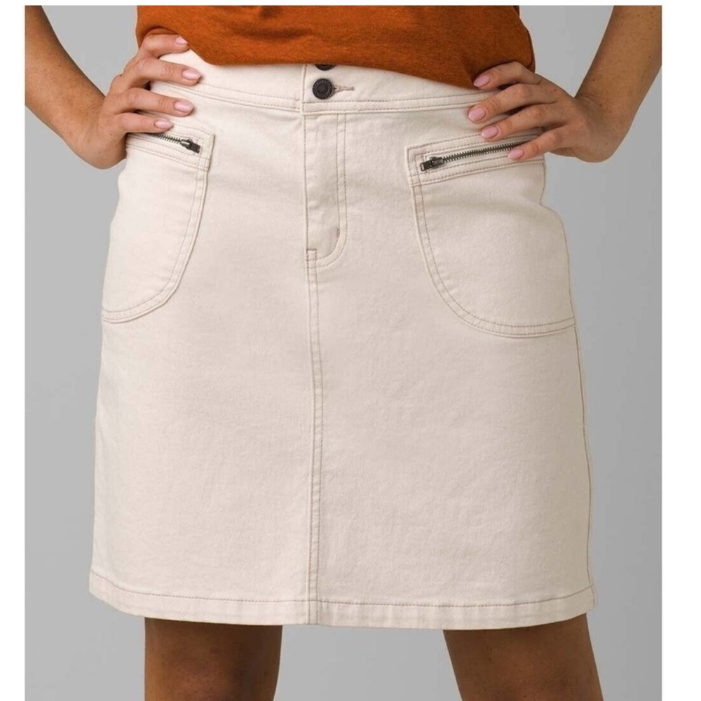 Prana Natural Broadway stretch Denim Skirt